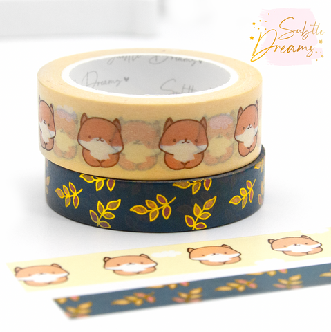 Fall is in the air, fox washi