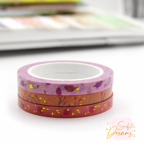 Fall essentials washi set of 3 | LIMITED STOCK!