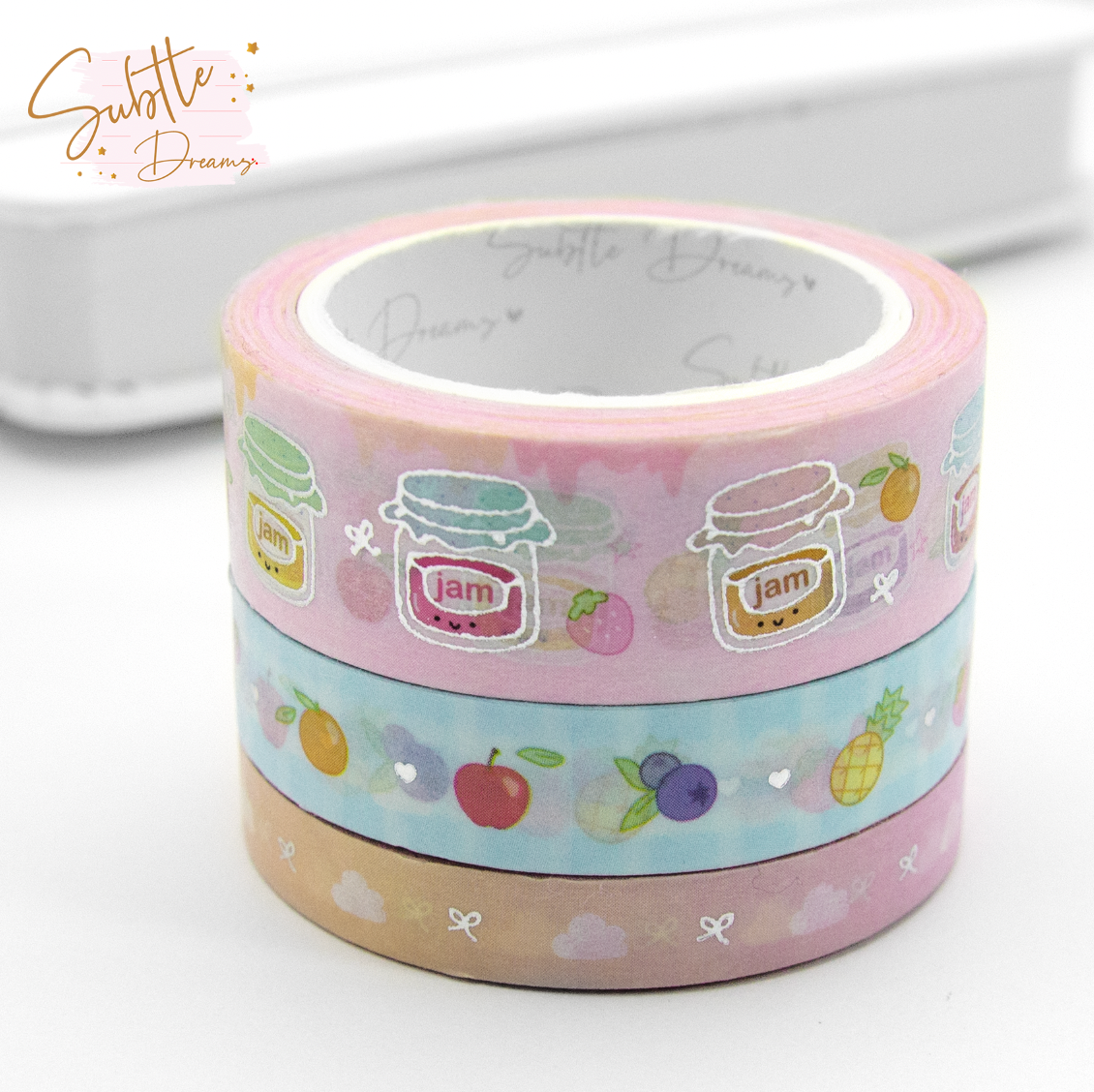 Spread the jam, breakfast washi Subtle Dreams Co