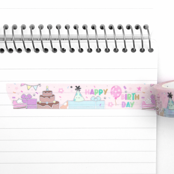 I heard there was cake, washi, birthday