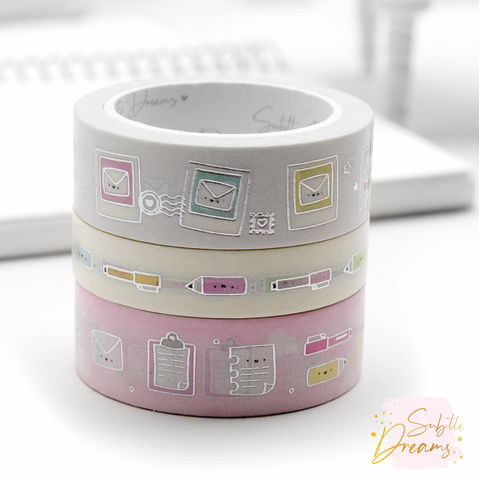 Happy mail, snail mail washi
