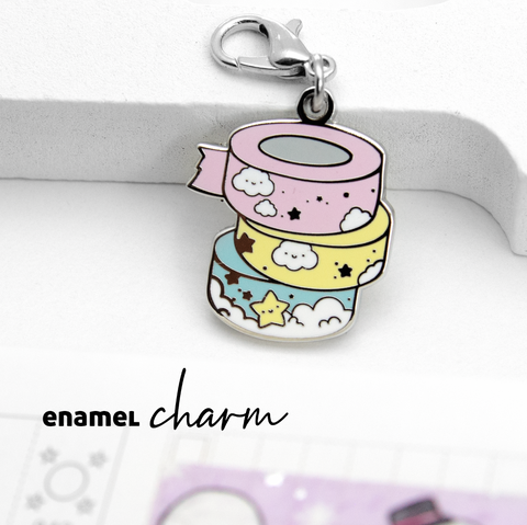 SD cloud washi charm Vol.1, pink