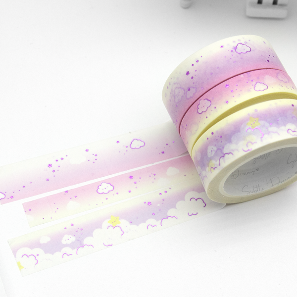 Water Hyacinth, cloud washi