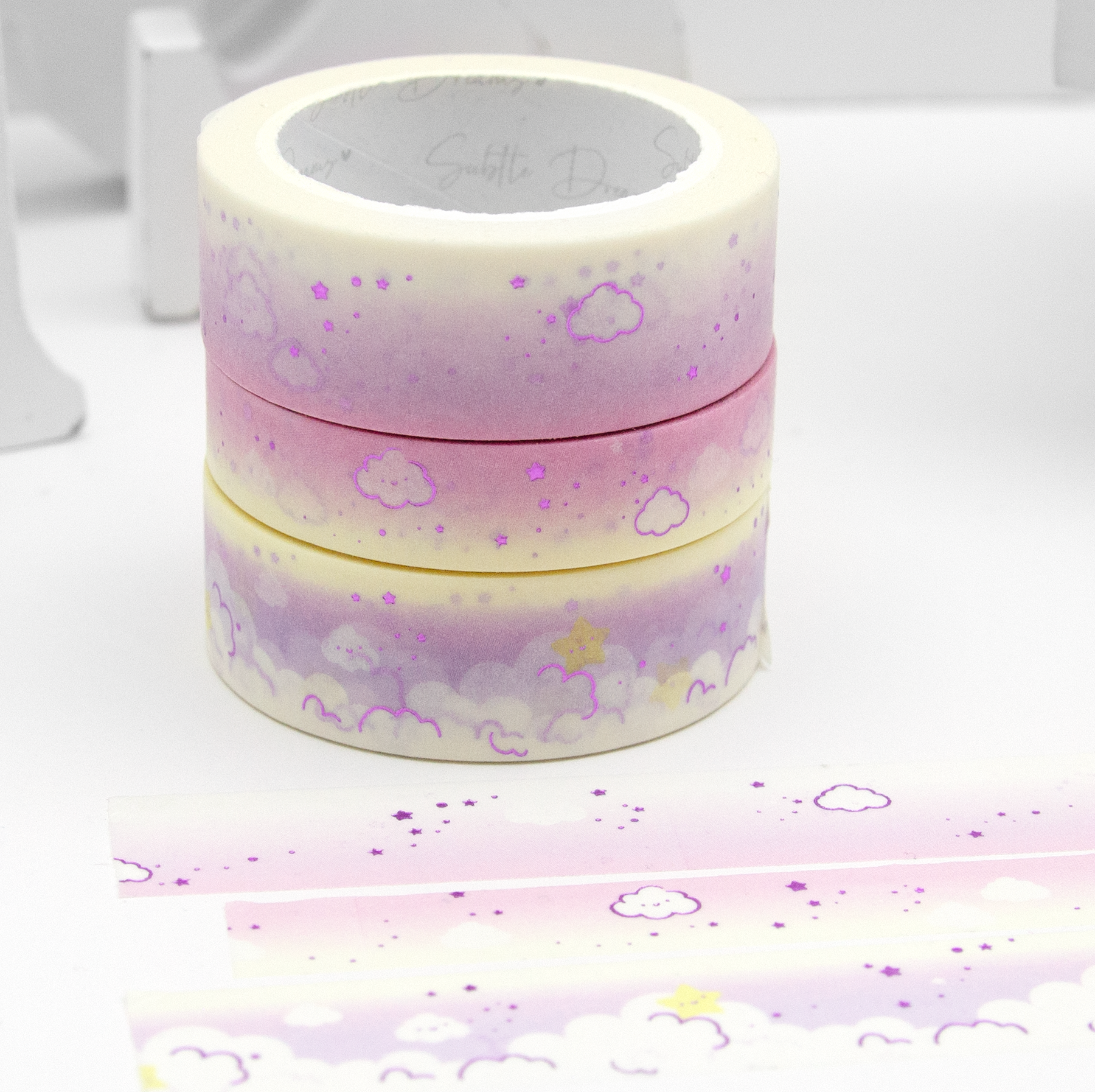 Water Hyacinth, cloud washi