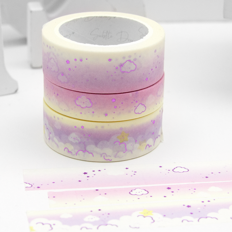 Water Hyacinth, cloud washi