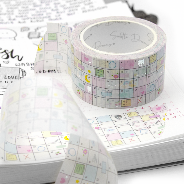 Planner girl grid washi, planner tape, wide washi