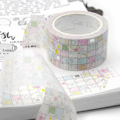 Planner girl grid washi, planner tape, wide washi
