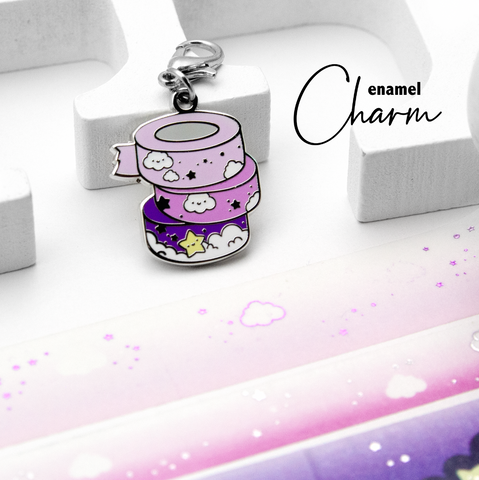 SD cloud washi charm Vol.2, purple