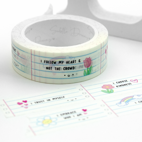 Motivational quotes washi Vol.6