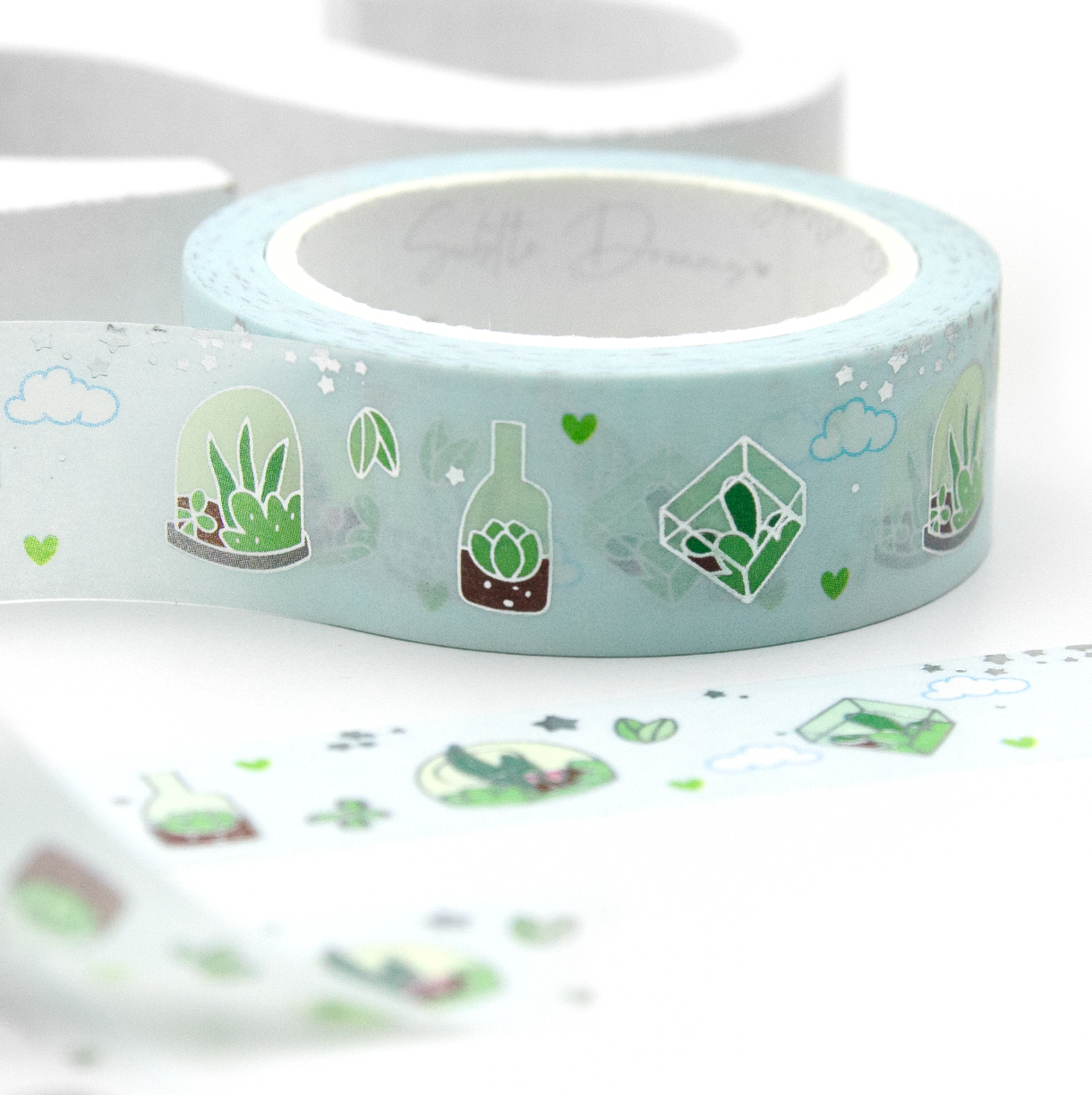 Delicate balance of nature, terrariums washi, plant lover