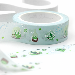 Delicate balance of nature, terrariums washi, plant lover