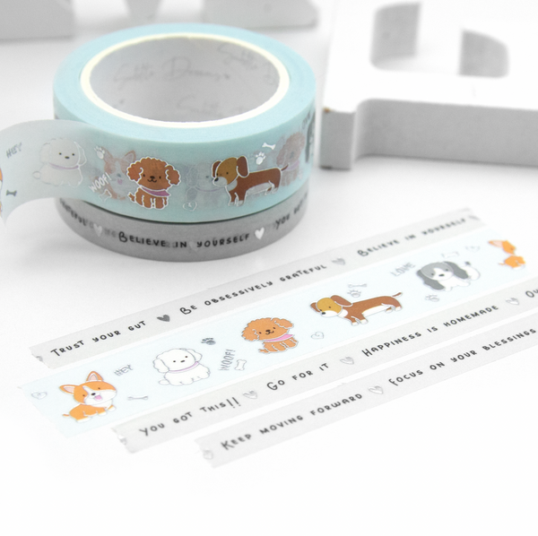 Puppy love washi, dog washi