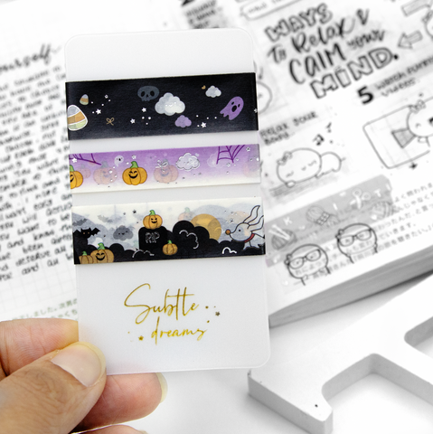 Nightmare before Christmas cloud washi samples- Limit 2/order