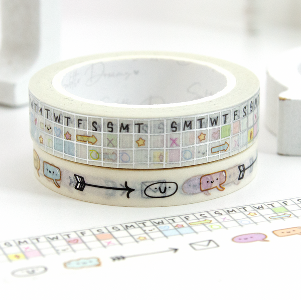 Notes to self, calendar washi