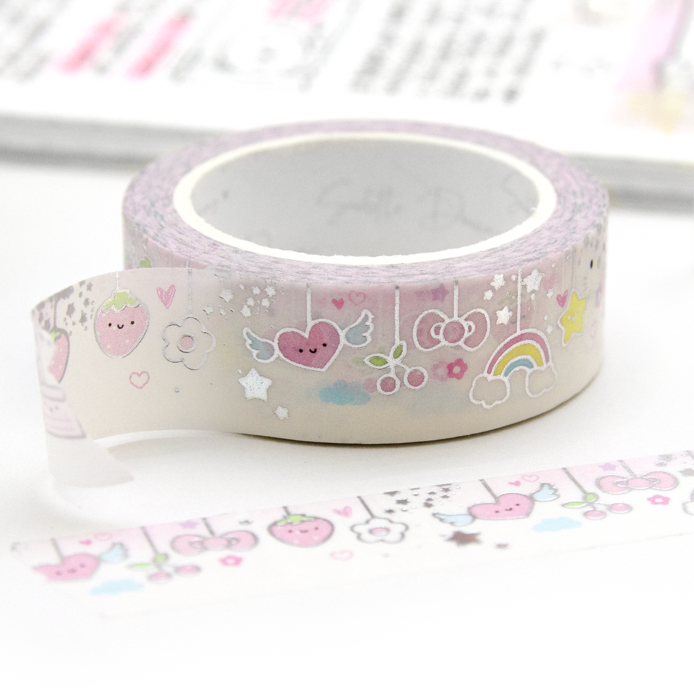 Kitty dangle washi