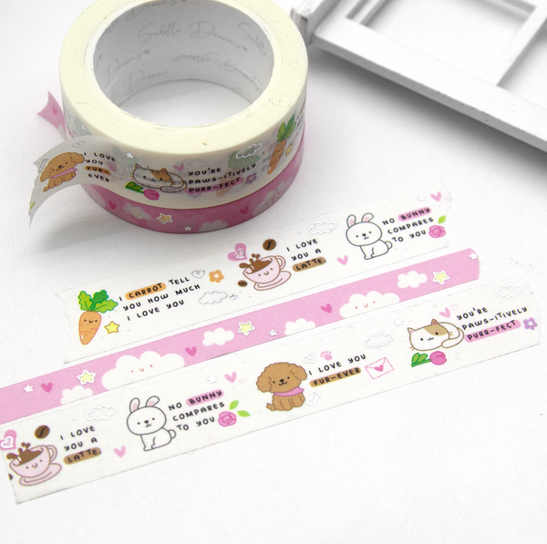 Love you a latte washi, Vol.3, puns