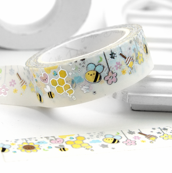 Honey bee dangle washi