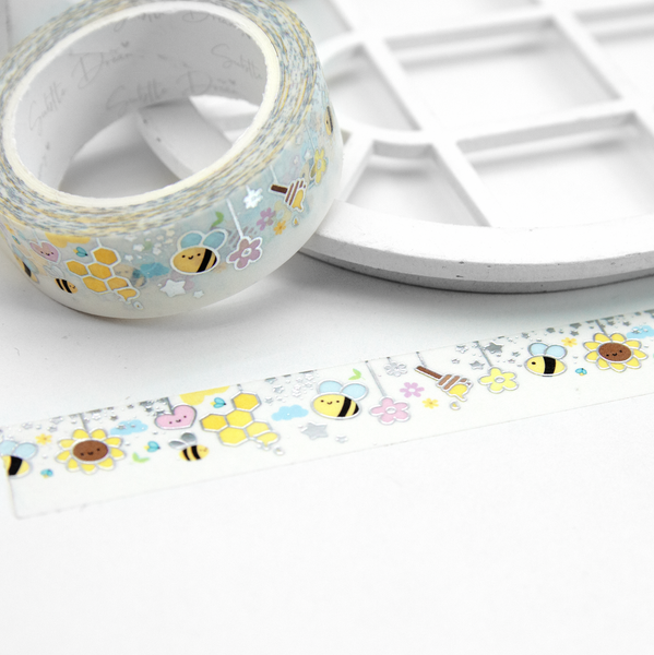 Honey bee dangle washi