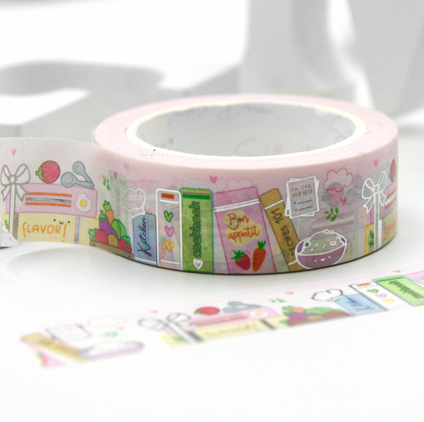 Cookbooks, recipes book genre washi Vol.11, bookshelf