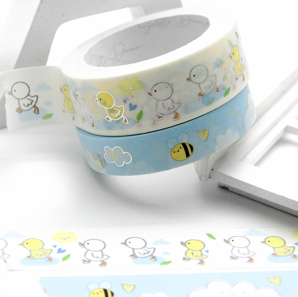 Quackin’ into brighter days, ducks planner washi tape