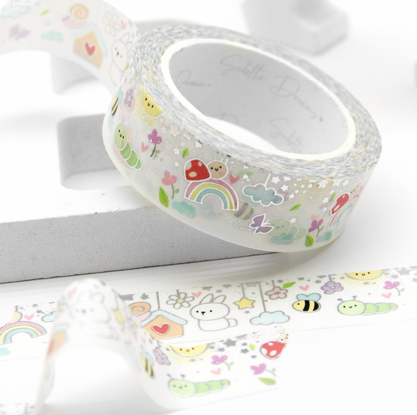 Fresh 'n' flowy spring dangle washi