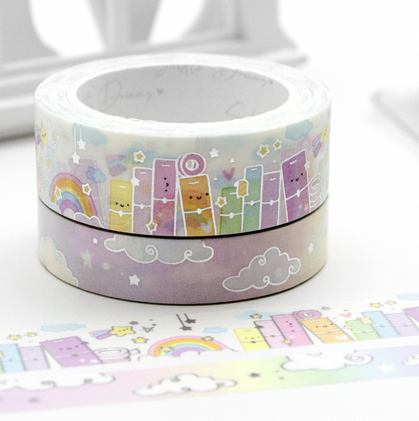 Rainbow Planner stack, planner girl's washi tape Vol.13
