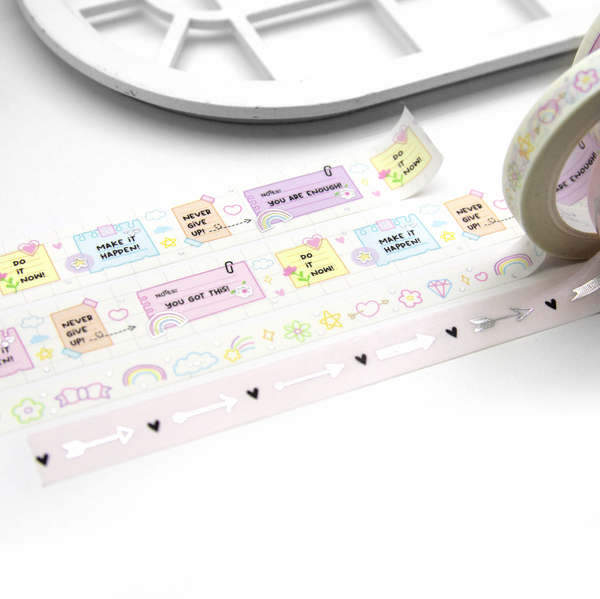 Small steps everyday, daily motivation washi