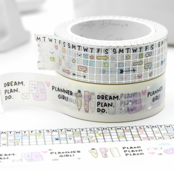 Planning is my therapy, calendar washi tape