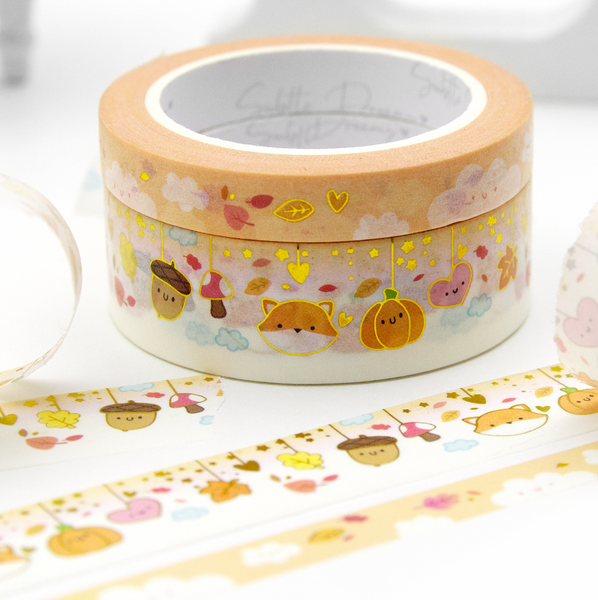 Pumpkin season dangle washi, fall