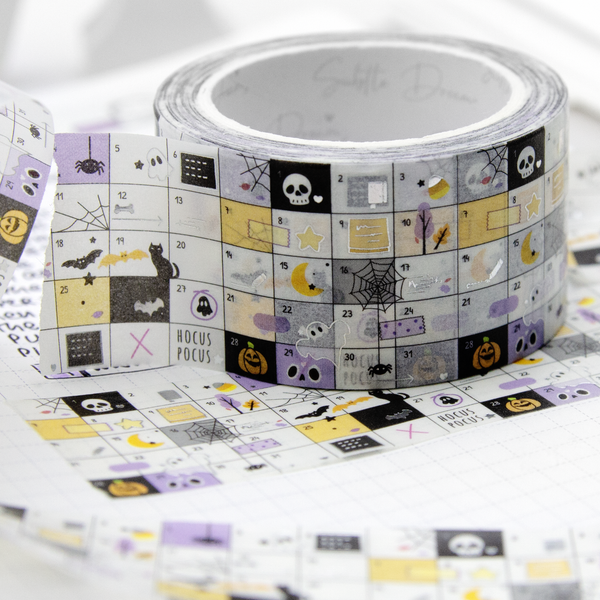 Hocus pocus, grid washi Vol.5, halloween wide washi- Limit 1/order