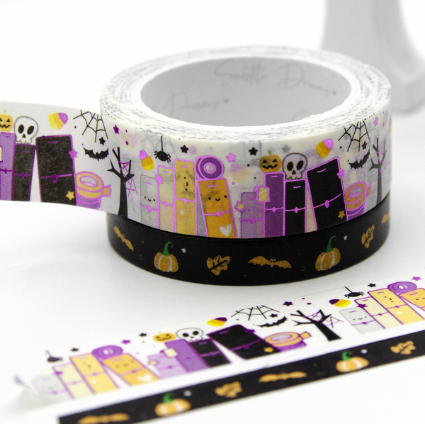 Planner stack, planner girl's washi Vol.18, Spooky, halloween