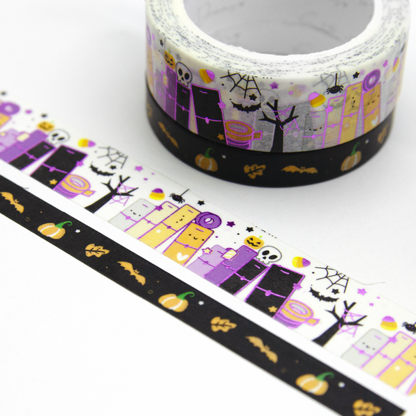 Planner stack, planner girl's washi Vol.18, Spooky, halloween