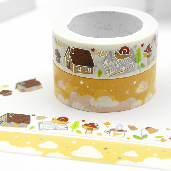 Cabin vibes only, amber cashmere washi tape