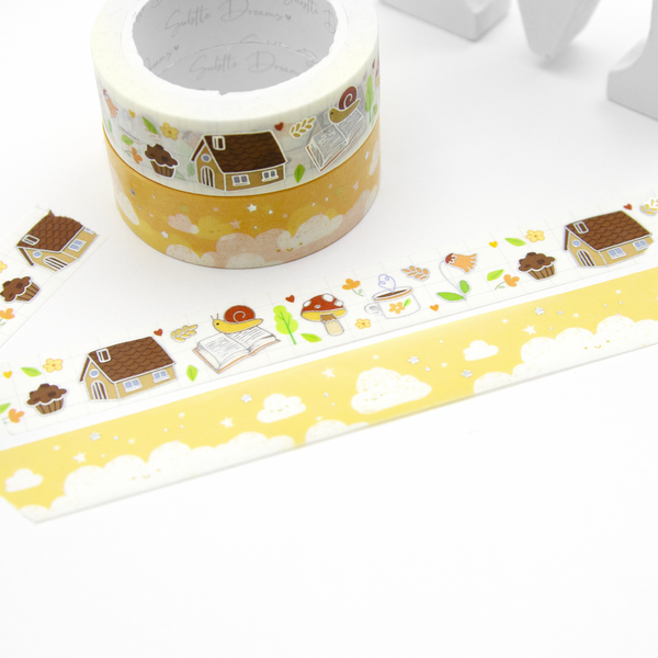 Cabin vibes only, amber cashmere washi tape