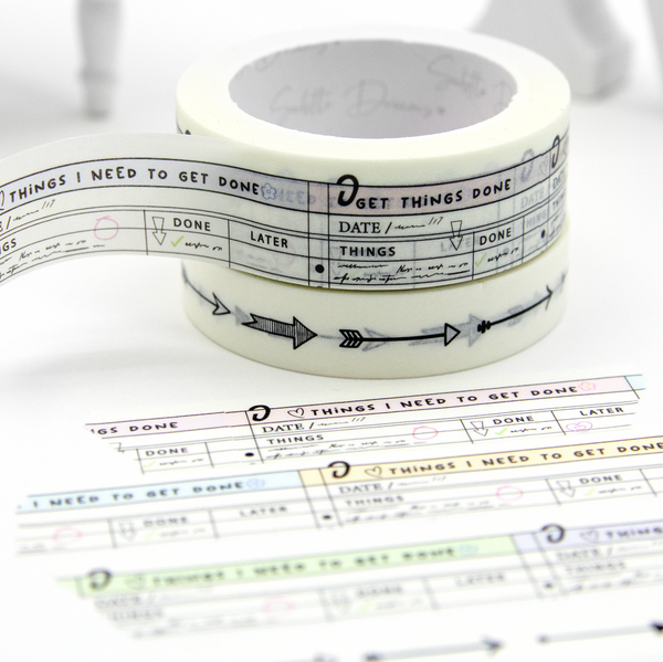A little reminder, get things done washi tape- Limit 2/order