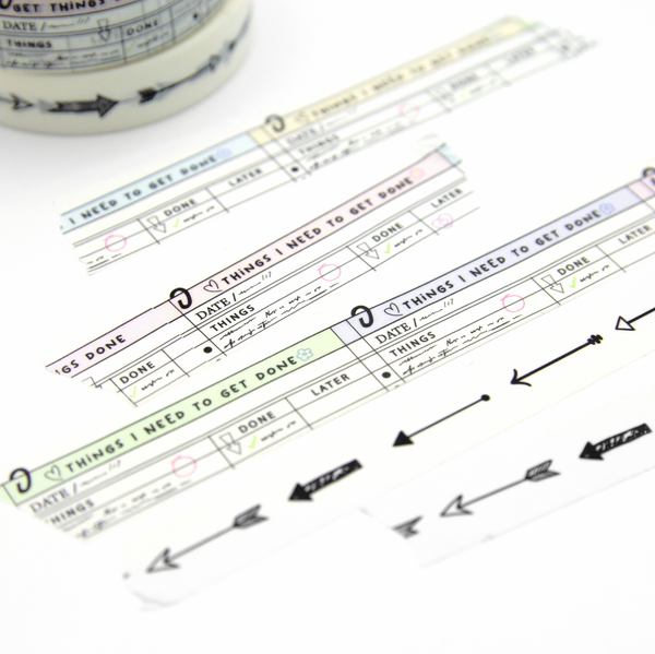 A little reminder, get things done washi tape- Limit 2/order