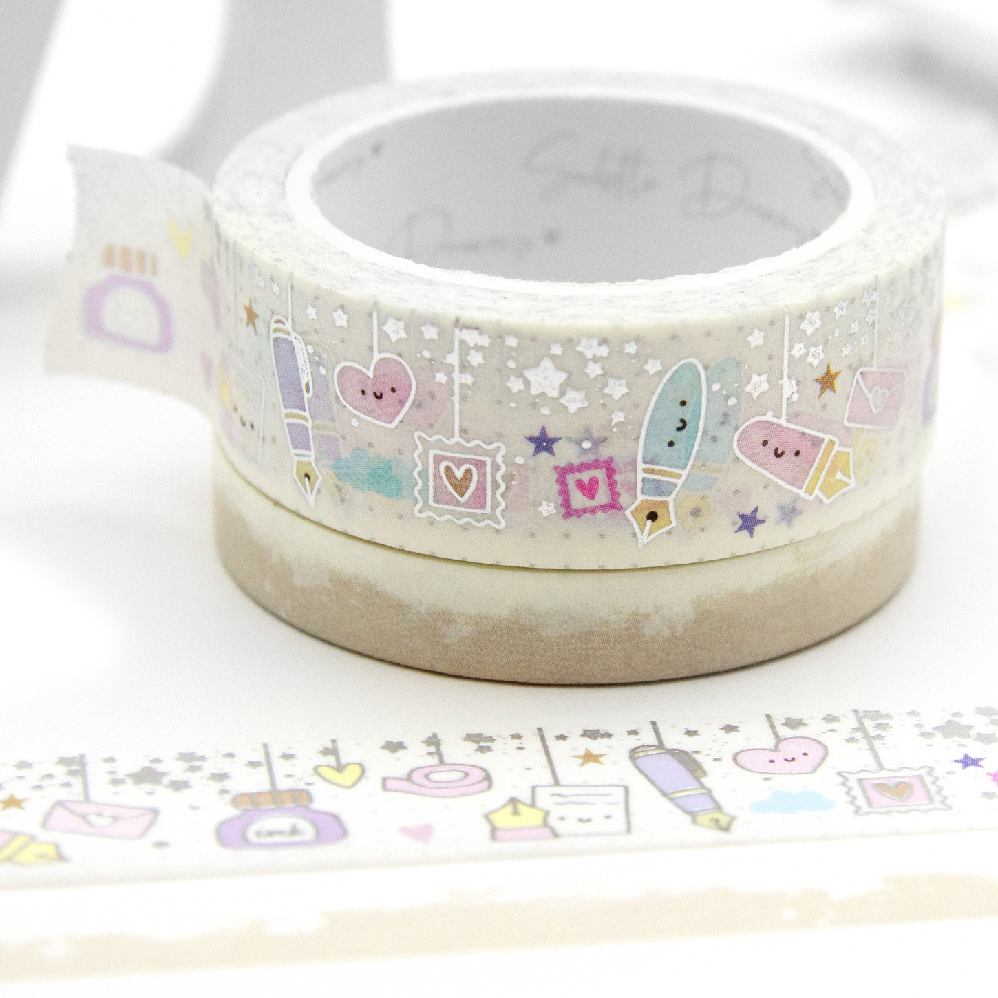 Pretty pens dangle washi tape, fountain pen and ink – Subtle Dreams Co