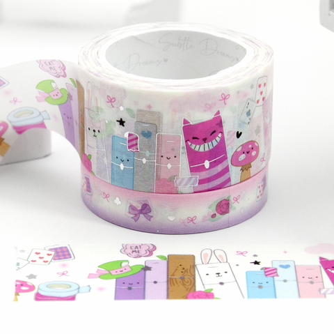 Planner stack washi Vol.8, wonderland wide washi