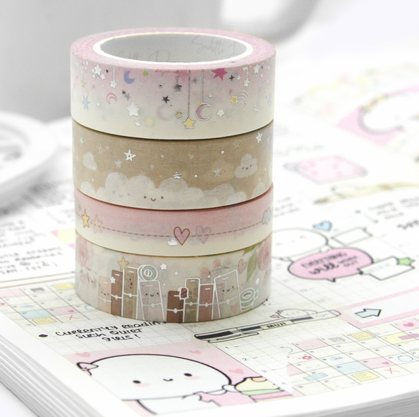 Cotton fantasy washi bundle | LIMITED STOCK!-10%off, limit 1/order