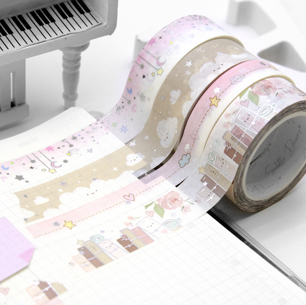 Cotton fantasy washi bundle | LIMITED STOCK!-10%off, limit 1/order