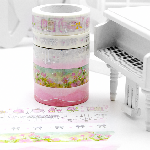 Pink flutter washi bundle | LIMITED STOCK!-10%off