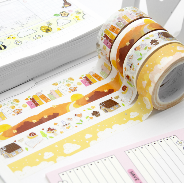 Amber Cashmere, fall washi bundle | LIMITED STOCK!-10%off, limit 1/order