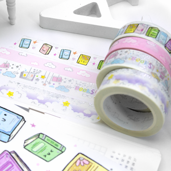 Book therapy washi bundle | LIMITED STOCK!-10%off