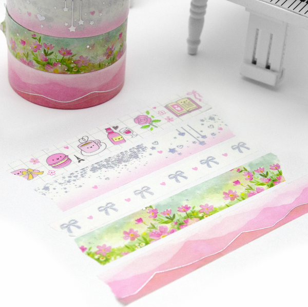 Pink flutter washi bundle | LIMITED STOCK!-10%off