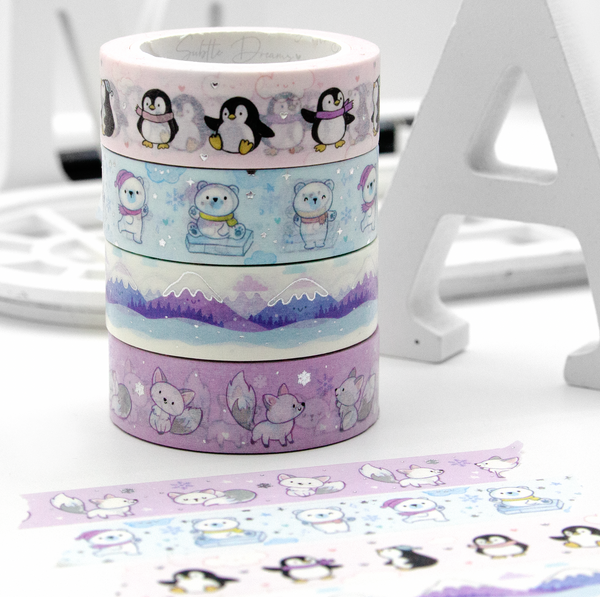 Arctic critters washi bundle | LIMITED STOCK!-10%off