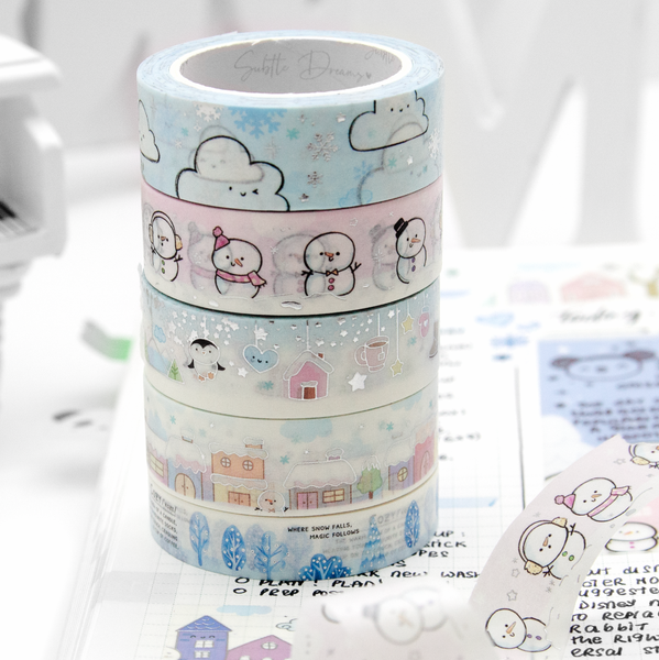 Frozen fairytale, winter washi bundle | LIMITED STOCK!-10%off, limit 1/order