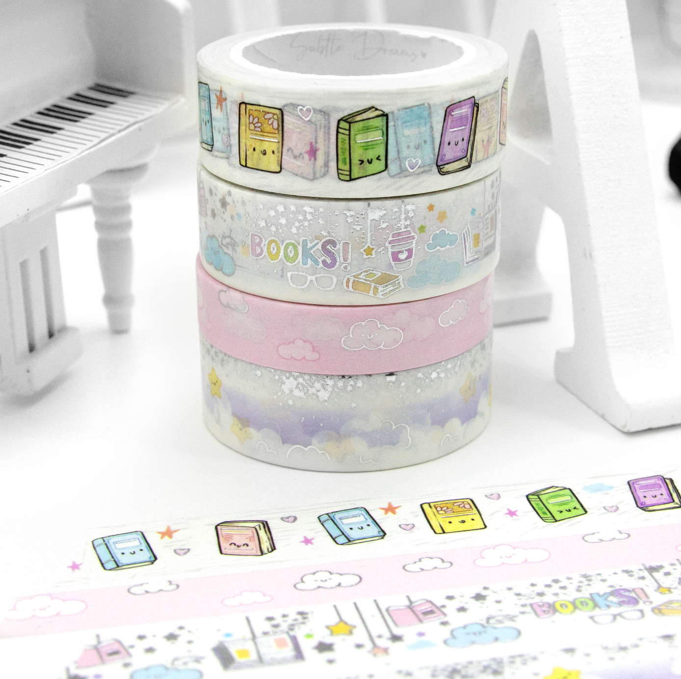 Book therapy washi bundle | LIMITED STOCK!-10%off