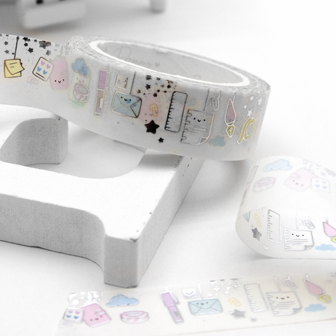 Stationery dangle washi, planner girl