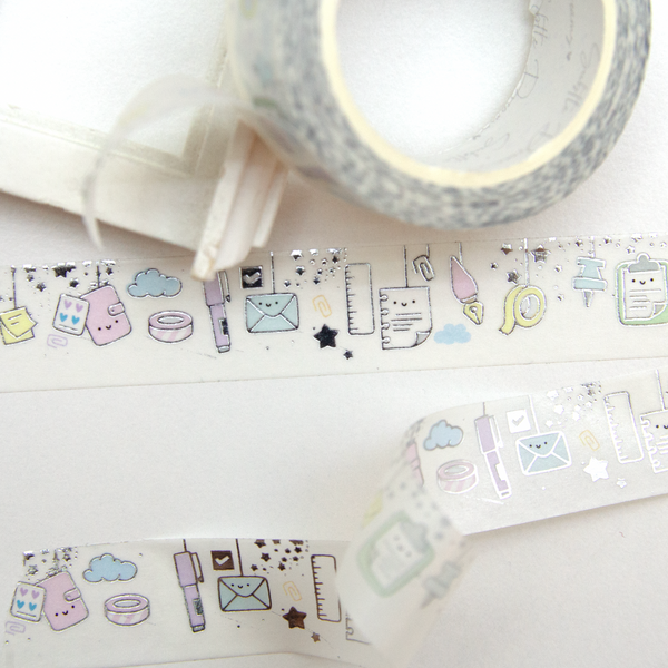 Stationery dangle washi, planner girl