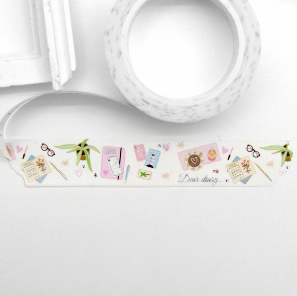 Dear Diary washi, planner girl